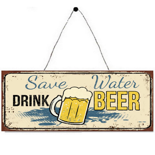 Picture of Primus "Save Water Drink Beer" Metal Plaque