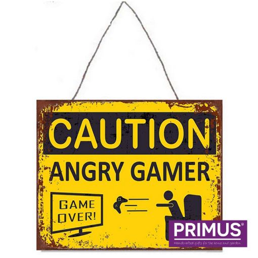 Picture of Primus "Angry Gamer" Metal Plaque