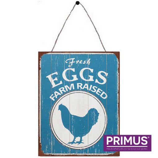 Picture of Primus "Fresh Eggs" Metal Plaque