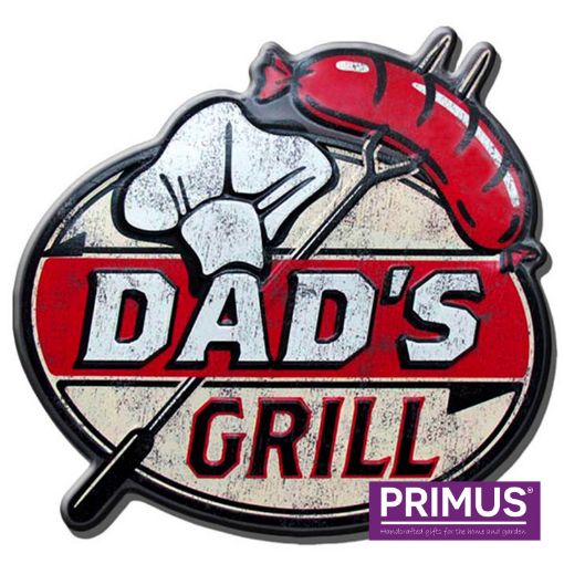 Picture of Primus "Dad's Grill" Metal Plaque