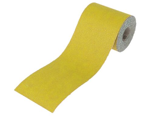 Picture of Faithfull Aluminium Oxide Sanding Paper Roll Yellow - 60 Grit x 5m