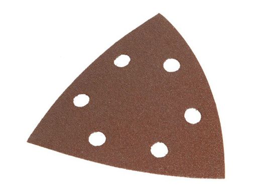 Picture of Faithfull Delta Hook & Loop Sanding Sheets - Coarse, Pack of 5
