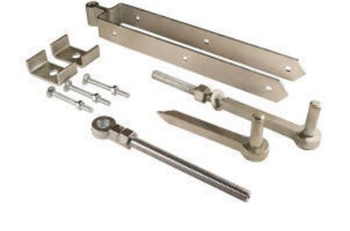 Picture of Perry 600mm / 24in Adjustable Bottom Fieldgate Hinge Set - Galvanised