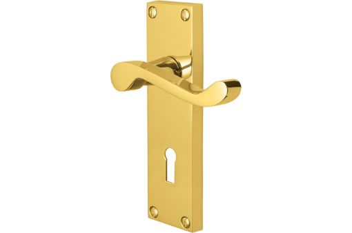 Picture of Perry 150mm Vision Pegasus Victorian Scroll Lever Lock Handles
