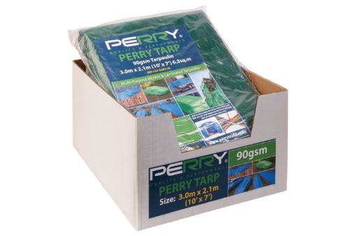 Picture of Perry 90GSM Tarpaulin Sheet - Green