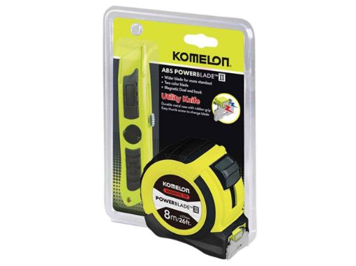 Picture of Komelon 8m / 26in Powerblade Tape Measure With Knife