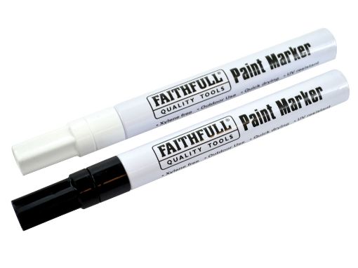 Picture of Faithfull Paint Marker Pen Twin Pack