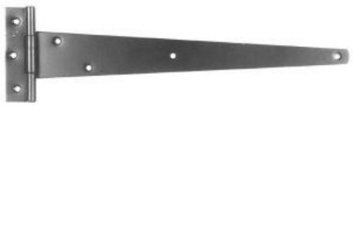 Picture of Light Tee Hinges - Epoxy Black/BZP