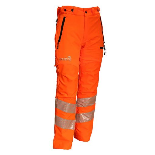 Picture of Treehog Hi-Vis Orange Chainsaw Trousers (Type C Class 1)