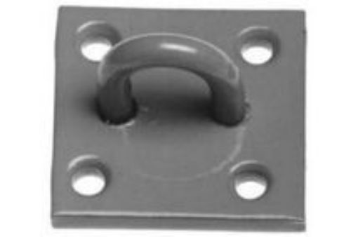 Picture of Perry Chain Staple On Plate x2 - Galvanised - 50 x 50mm