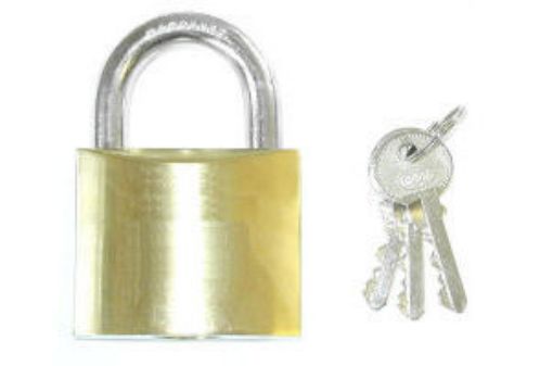 Picture of Perry No.611 Tri-Circle Padlock With Chrome Shackle
