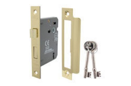 Picture of Perry Shield CE Certifire 3 Lever Sashlock With Removable Plate - FD60