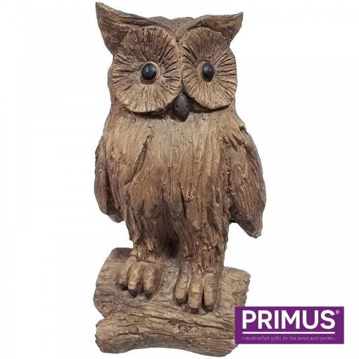 Picture of Primus Wood Effect Polyresin Owl