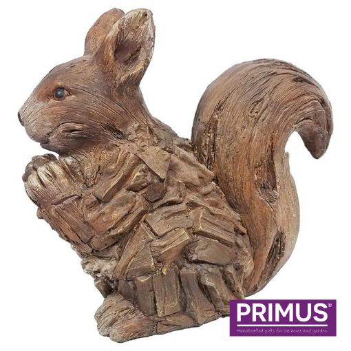 Picture of Primus Wood Effect Polyresin Squirrel
