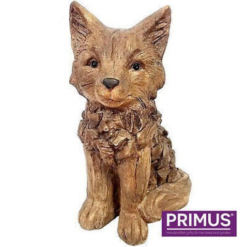 Picture of Primus Wood Effect Polyresin Fox