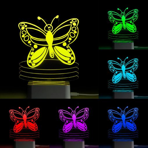 Picture of MyGlow 3D Light Butterfly