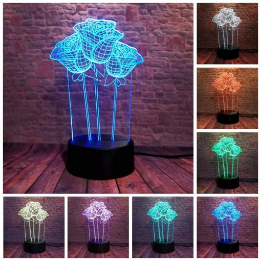 Picture of MyGlow 3D Light Roses