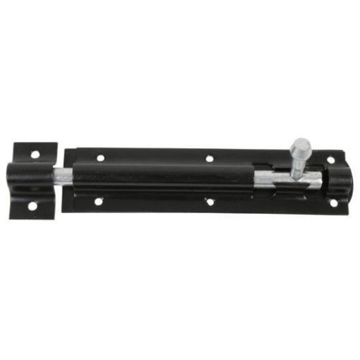 Picture of Gate Pro Enclosed Tower Bolt - Epoxy Black 100mm / 4in & 150mm / 6in