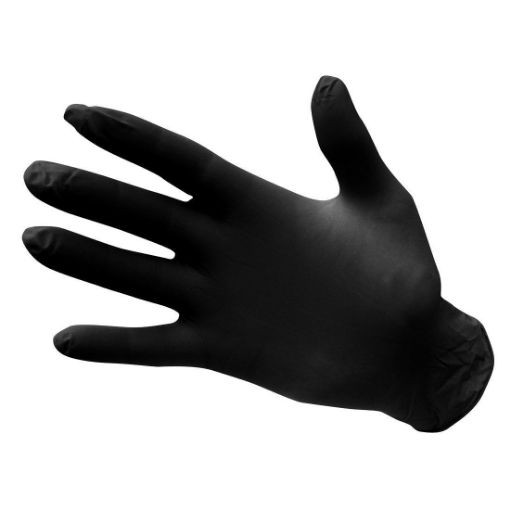 Picture of Portwest A925 Powder Free Nitrile Disposable Glove - Black