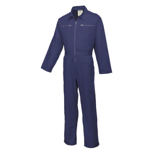Picture of Portwest C811 Cotton Boilersuit - Navy