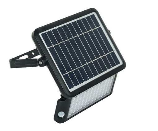 Picture of Luceco Guardian LED Solar PIR Floodlight, Black, 10W, 1080 Lumens