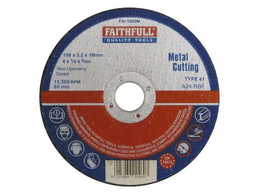 Picture of Faithfull Metal Cutting Discs