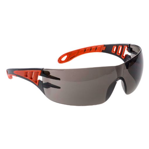 Picture of Portwest PS12 Smoke Lens Tech Look Safety Glasses