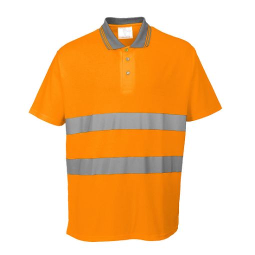 Picture of Portwest S171 Hi-Vis Polo Shirt - Orange