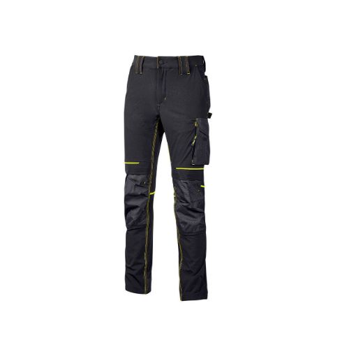 Picture of U-Power Atom 4-Way Stretch Trousers - Black Carbon