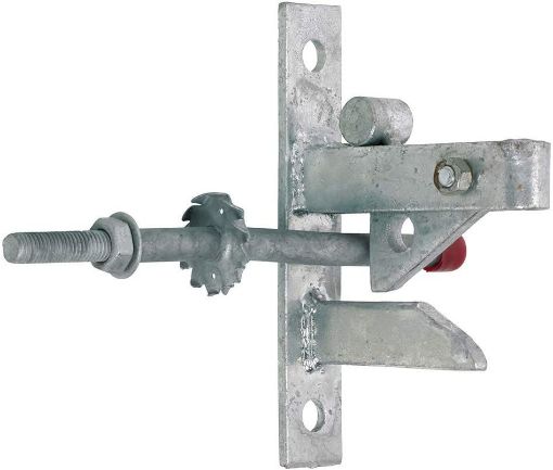 Picture of Perry Self Locking Auto Gate Catch & Striker Pin - Galvanised