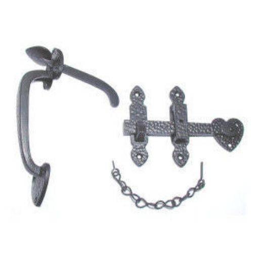 Picture of Perry Ornamental Suffolk Latch - Black