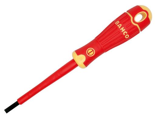 Picture of Bahco FIT Insulated Screwdriver Slotted Tip 3.0 x 100mm
