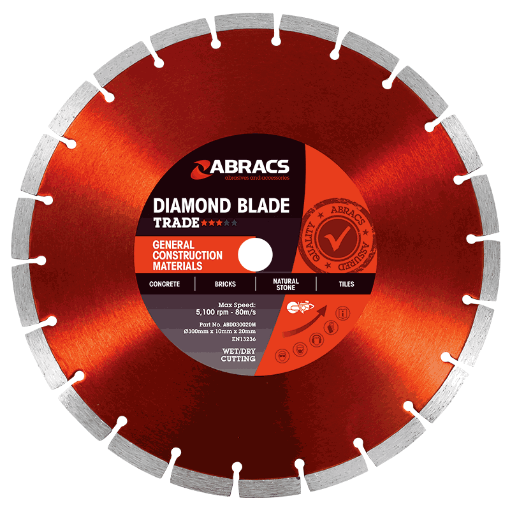 Picture of Abracs General Construction Materials Diamond Blade 350mm x 10mm x 20mm