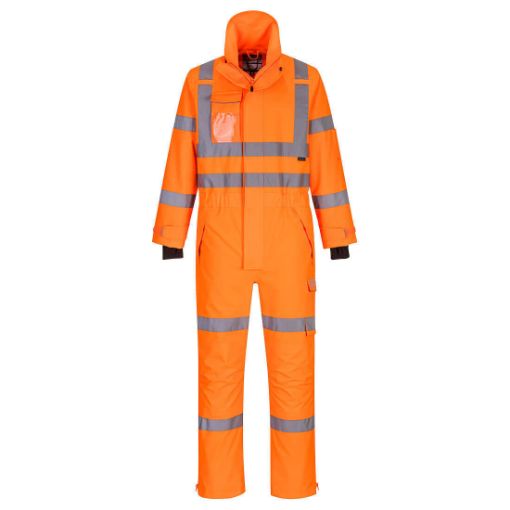 Picture of Portwest S593 Hi-Vis Extreme Rain Coverall - Orange