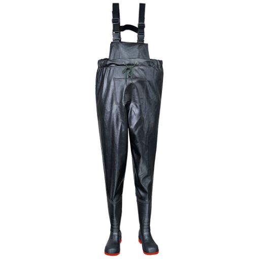 Picture of Portwest FW74 Safety Chest Wader S5 - Black
