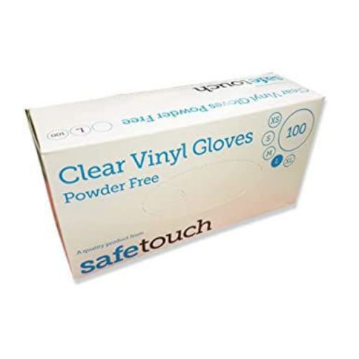 Picture of Clear Powder-free Vinyl SafeTouch Gloves
