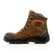 Picture of BuckBootz Bang Guardz Brown Leather Safety Boots with Ankle Protection