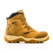 Picture of BuckBootz Bang Guardz Honey Leather Safety Boots with Ankle Protection
