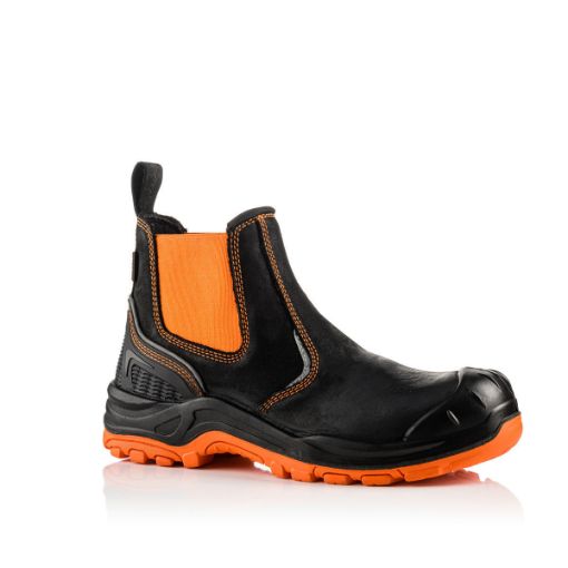 Picture of BuckBootz Viz High Visibility Waterproof Safety Dealer Boots - Orange