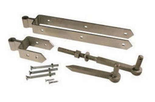 Picture of Perry Trade Heavy Fieldgate Hinge Set - Galvanised