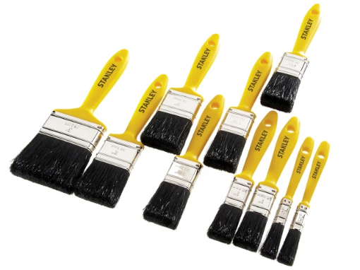 Picture of Stanley Loss Free Brushes 10 Piece Paintbrush Set
