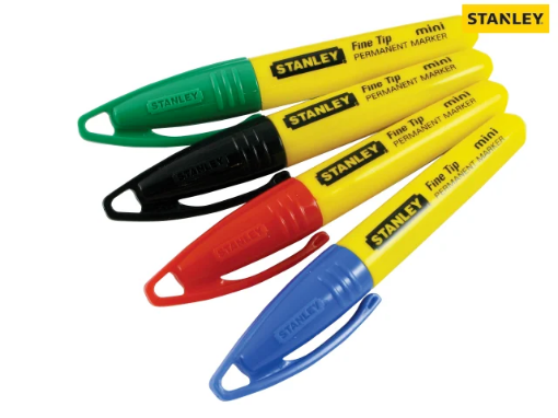 Picture of Stanley Mini Fine Tip Marker Pens