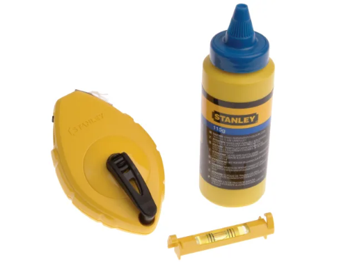 Picture of Stanley Chalk Line 30m Blue Chalk and Level