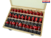 Picture of Faithfull Router Bit Set 30 in Case - 1/4in Shank