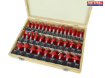 Picture of Faithfull Router Bit Set 35 in Case - 1/2in Shank