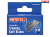 Picture of Faithfull Heavy Duty Trimming Knife Blades - Pack of 10