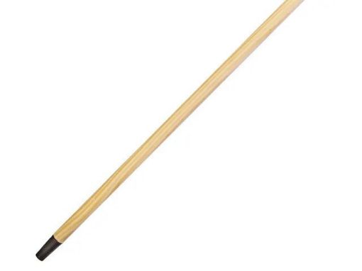 Picture of Faithfull Wooden Broom Handle- 1220mm (48in) Long, 28mm (1.1/8in) Dia, Threaded