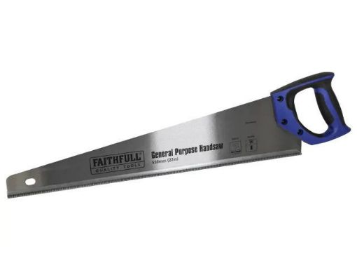Picture of Faithfull General-Purpose Hardpoint Hand Saw 550mm (22in) 8 TPI