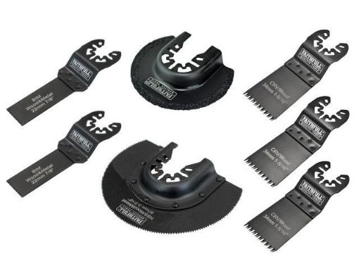 Picture of Faithfull 7 Piece Multi Function Tool Blade Set