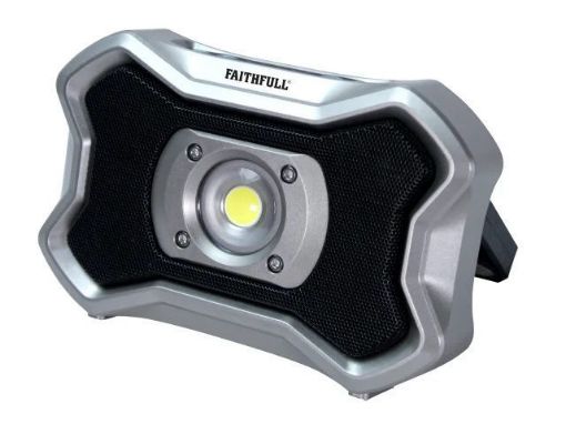 Picture of Faithfull 20w Rechargeable Work Light with Speaker